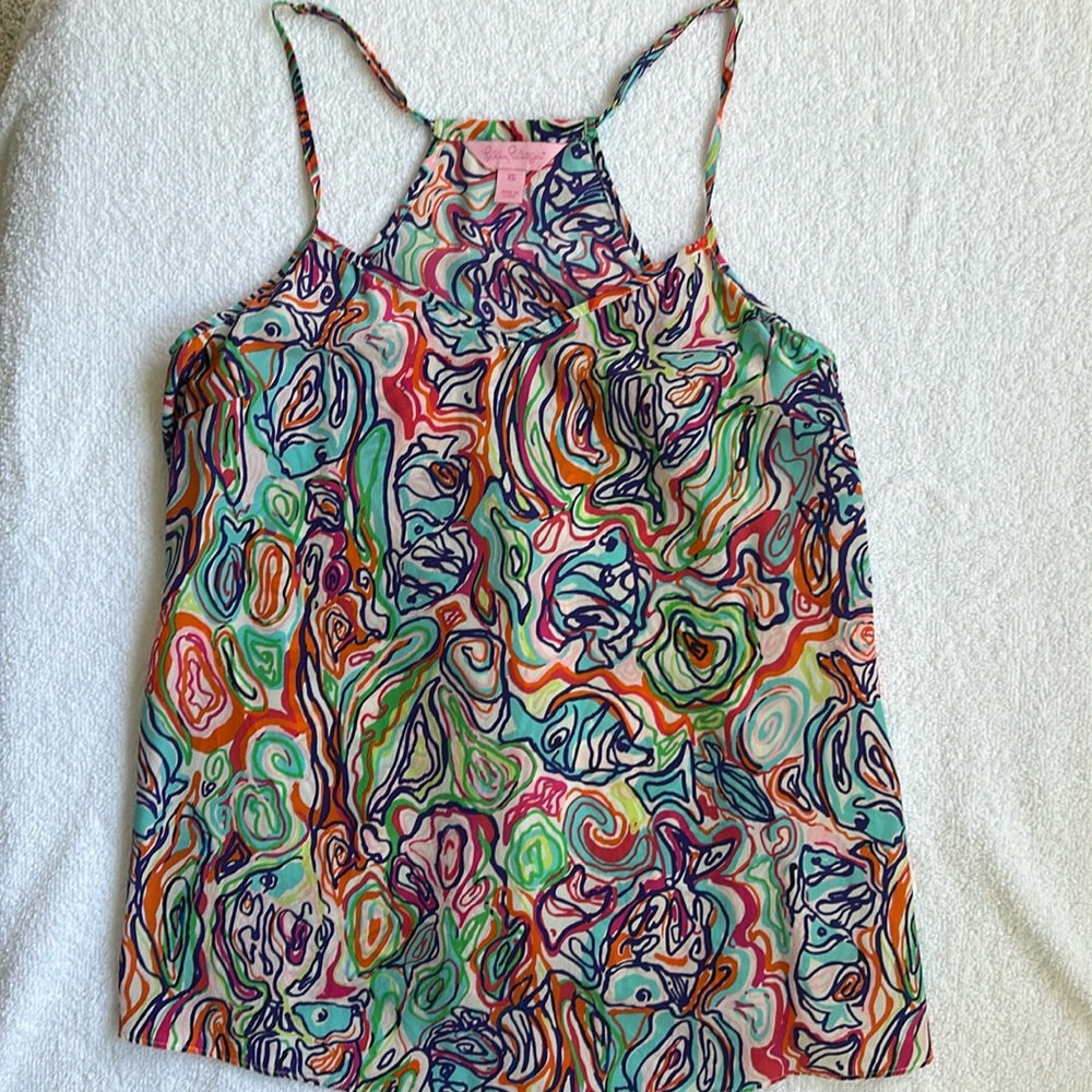 Lilly P 100% Silk Shell